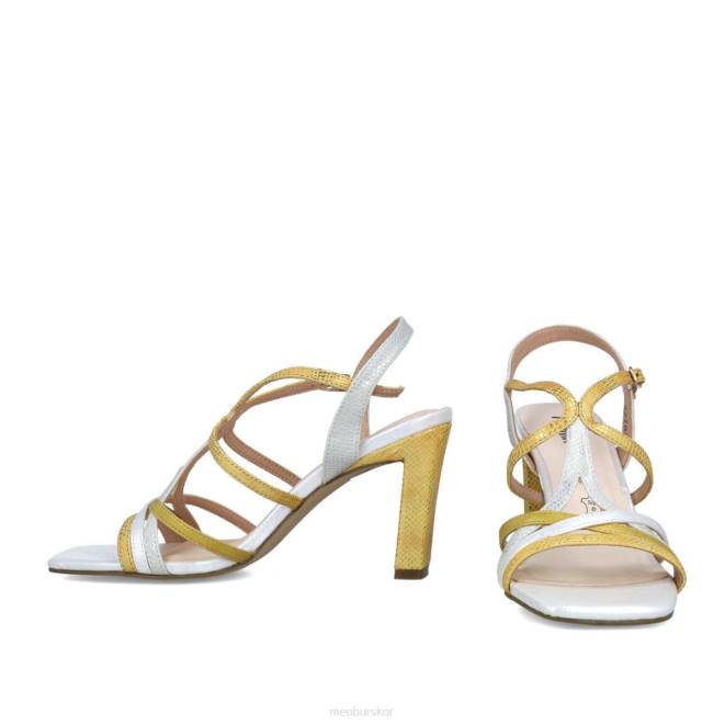 Menbur kvinnor gul hemera mellan och låga klackar 608J1681