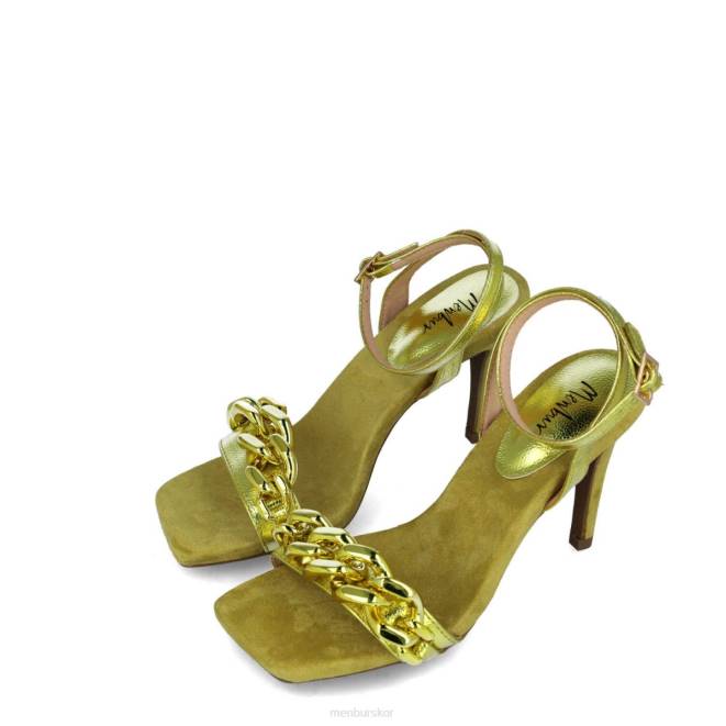 Menbur kvinnor gul meliade mellan och låga klackar 608J1670