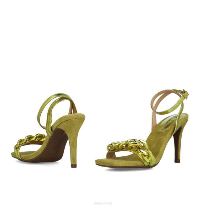 Menbur kvinnor gul meliade mellan och låga klackar 608J1670