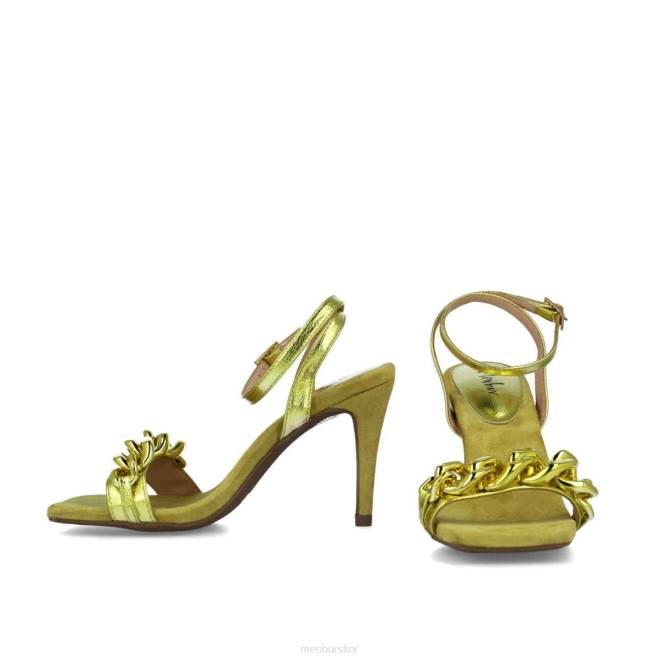 Menbur kvinnor gul meliade mellan och låga klackar 608J1670