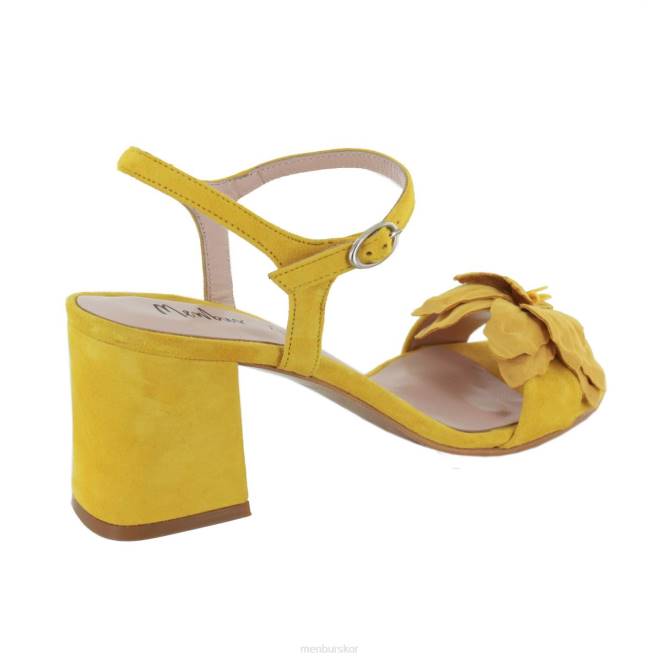 Menbur kvinnor gul romana mellan och låga klackar 608J2085