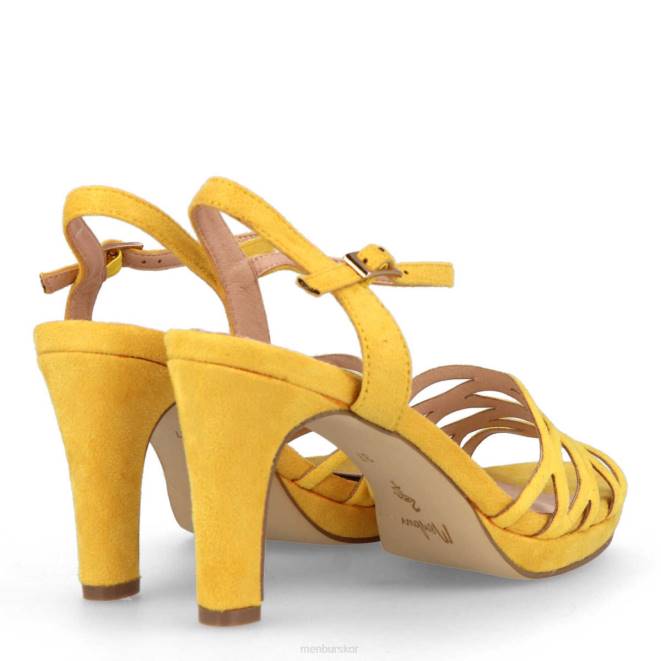 Menbur kvinnor gul trento mellan och låga klackar 608J1705