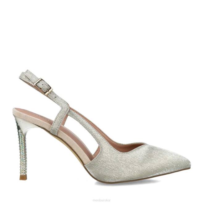 Menbur kvinnor guld achernar mellan och låga klackar 608J1586