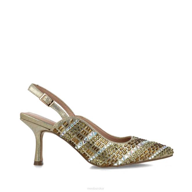 Menbur kvinnor guld altair mellan och låga klackar 608J1608