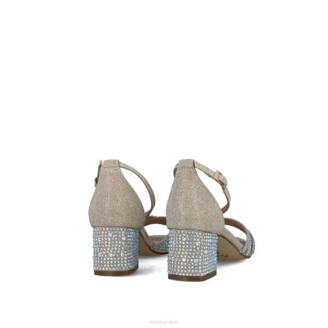 Menbur kvinnor guld apatita mellan och låga klackar 608J1655