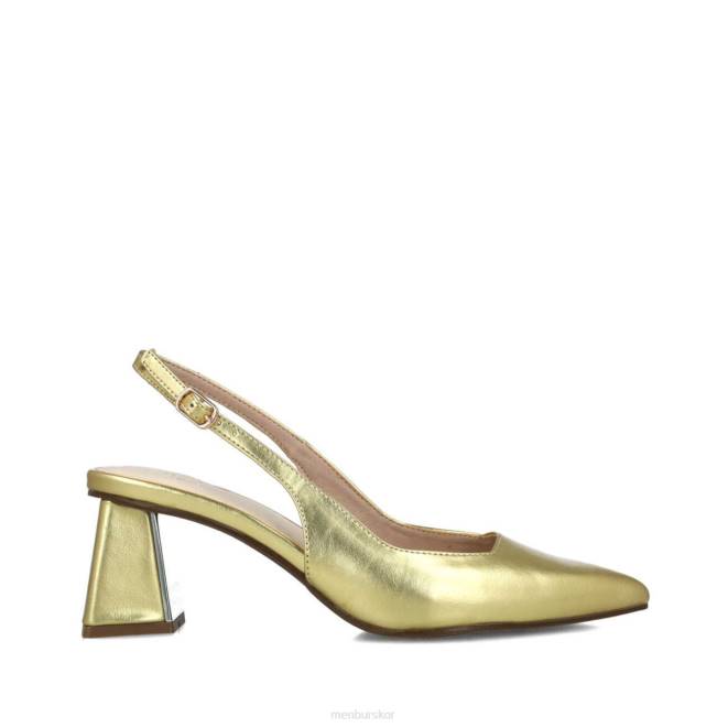 Menbur kvinnor guld australien mellan och låga klackar 608J1609