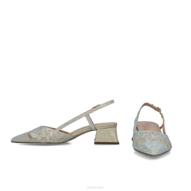 Menbur kvinnor guld canopus mellan och låga klackar 608J1587