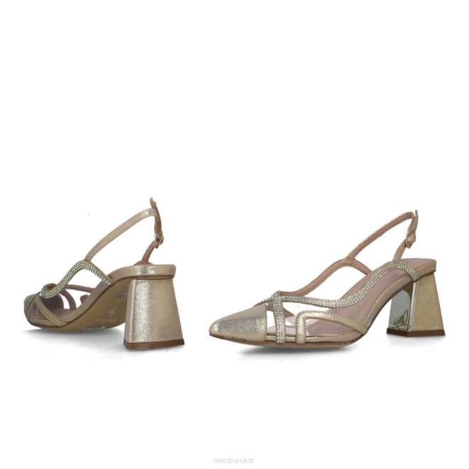 Menbur kvinnor guld cepheus mellan och låga klackar 608J1597