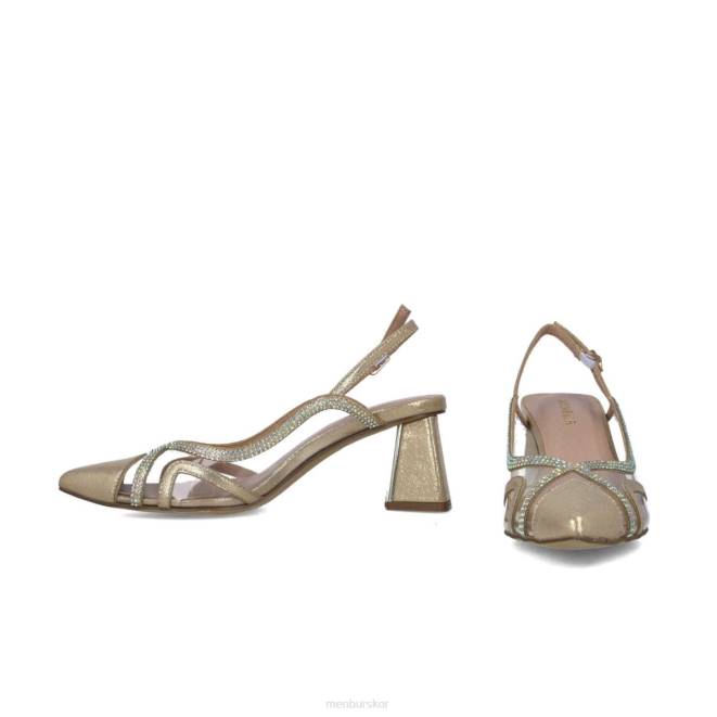 Menbur kvinnor guld cepheus mellan och låga klackar 608J1597