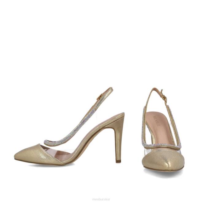 Menbur kvinnor guld cepheus mellan och låga klackar 608J5542