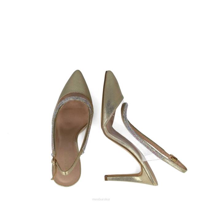 Menbur kvinnor guld cepheus mellan och låga klackar 608J5542