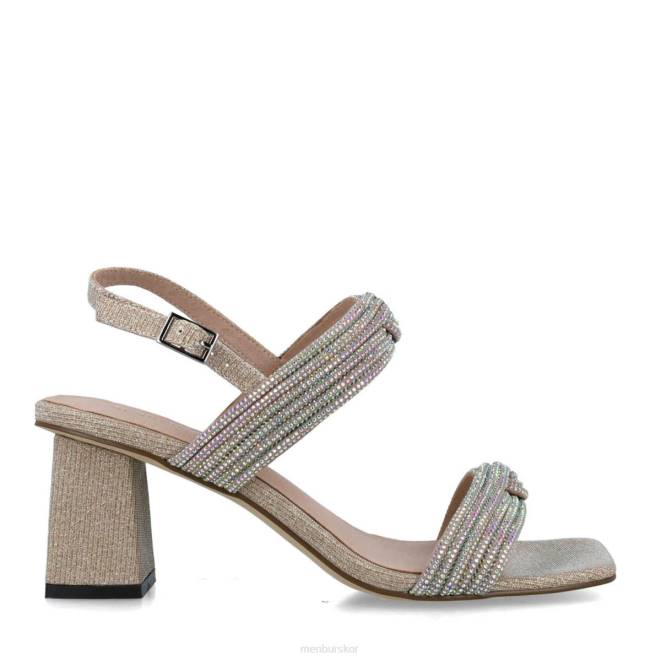 Menbur kvinnor guld cuarzo mellan och låga klackar 608J1636