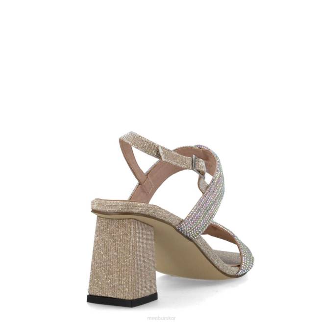 Menbur kvinnor guld cuarzo mellan och låga klackar 608J1636