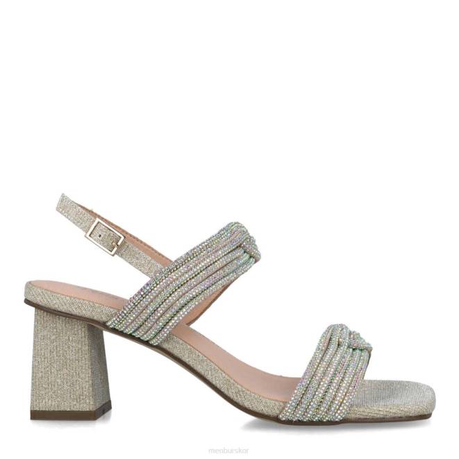 Menbur kvinnor guld cuarzo mellan och låga klackar 608J1636