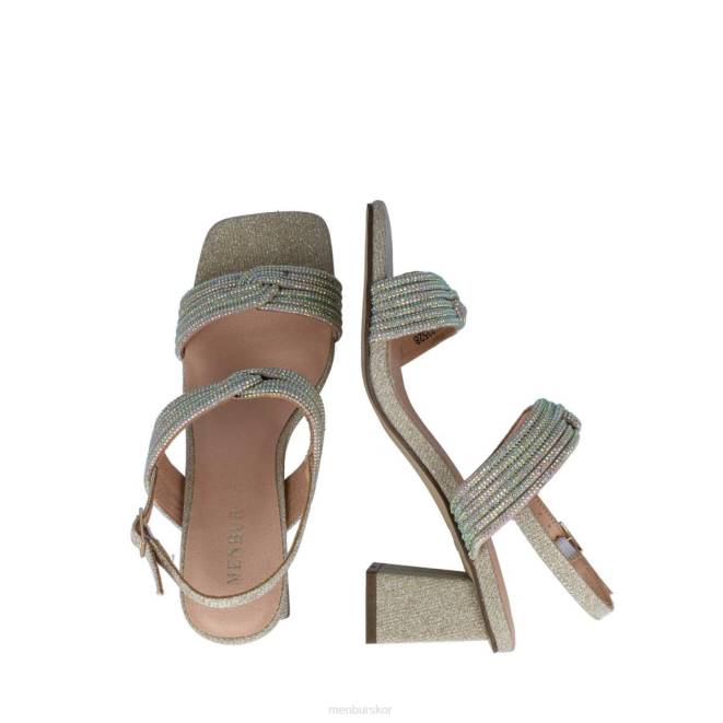 Menbur kvinnor guld cuarzo mellan och låga klackar 608J1636