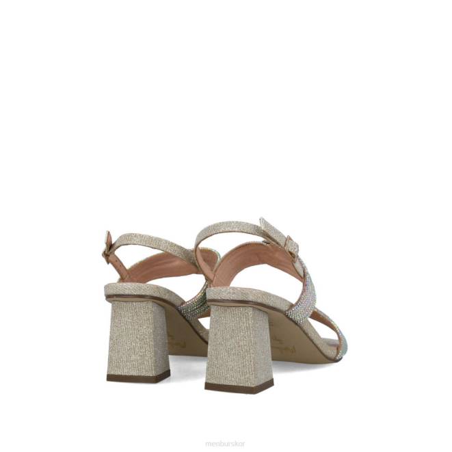 Menbur kvinnor guld cuarzo mellan och låga klackar 608J1636