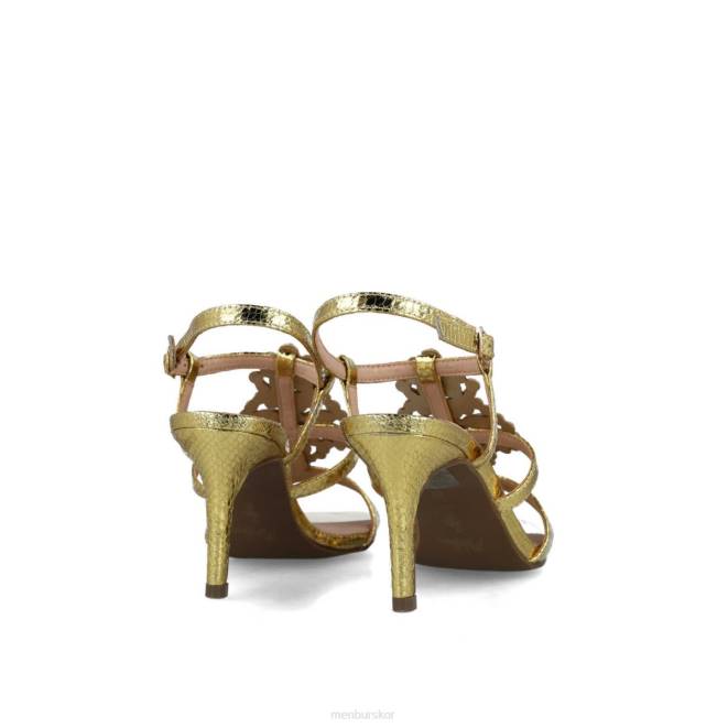 Menbur kvinnor guld escila mellan och låga klackar 608J5790