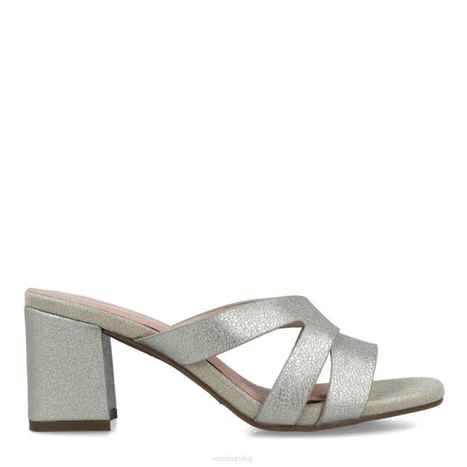 Menbur kvinnor guld estilbo mellan och låga klackar 608J5780