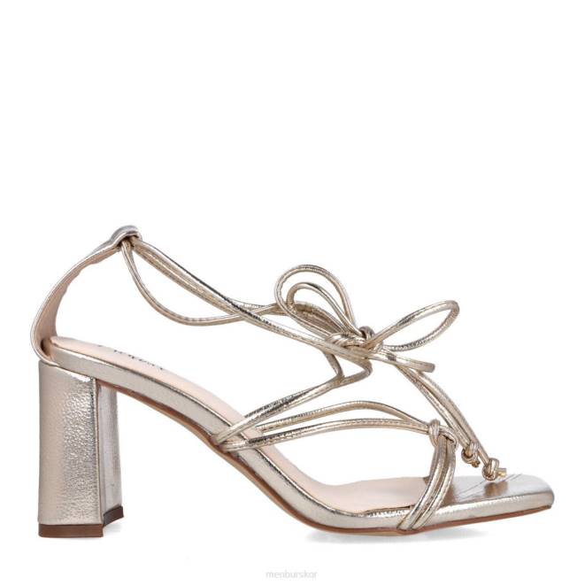 Menbur kvinnor guld eutimi mellan och låga klackar 608J5766