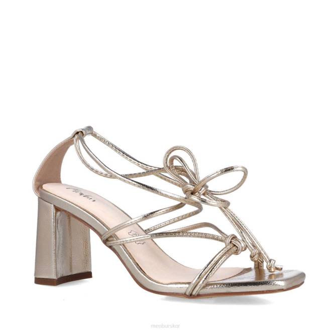 Menbur kvinnor guld eutimi mellan och låga klackar 608J5766