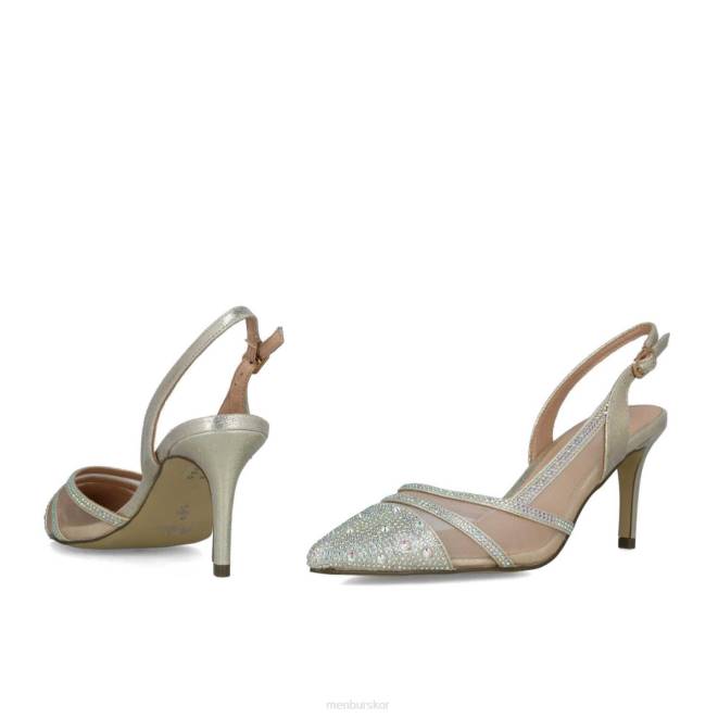 Menbur kvinnor guld glauco mellan och låga klackar 608J5811