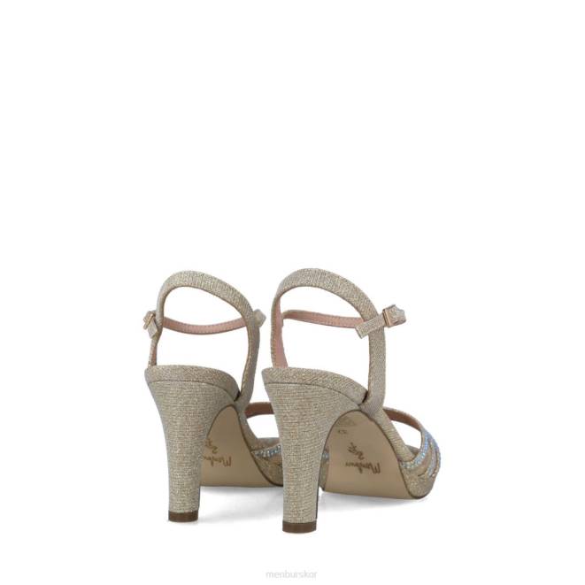 Menbur kvinnor guld goshenita mellan och låga klackar 608J1641