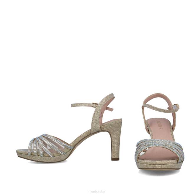 Menbur kvinnor guld goshenita mellan och låga klackar 608J1641