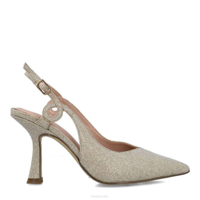 Menbur kvinnor guld pollux mellan och låga klackar 608J5544