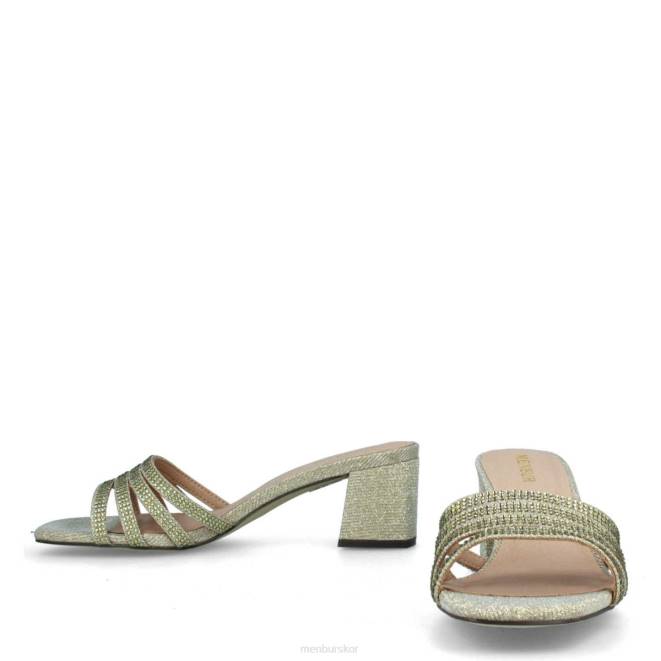 Menbur kvinnor guld salitto mellan och låga klackar 608J1883
