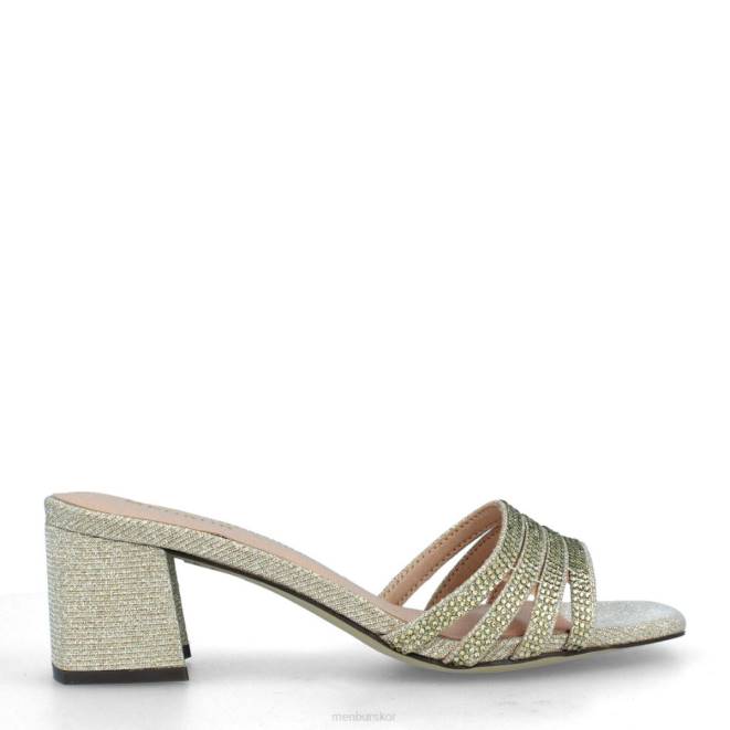 Menbur kvinnor guld salitto mellan och låga klackar 608J1883