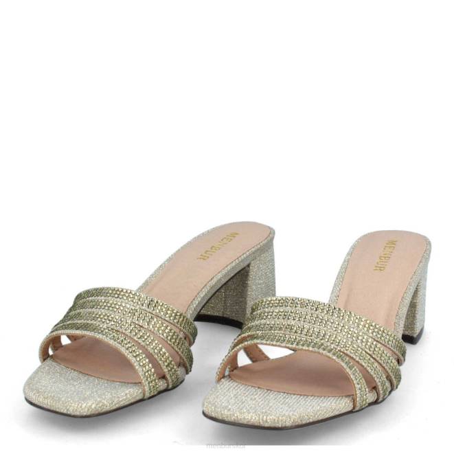 Menbur kvinnor guld salitto mellan och låga klackar 608J1883