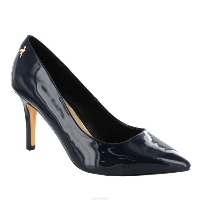 Menbur kvinnor mörkblå almanzora mellan och låga klackar 608J6028