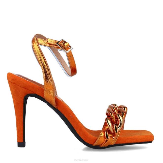 Menbur kvinnor orange meliade mellan och låga klackar 608J5712