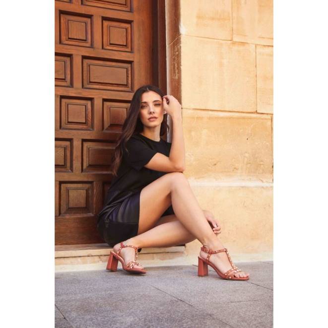 Menbur kvinnor orange sagitta mellan och låga klackar 608J1619