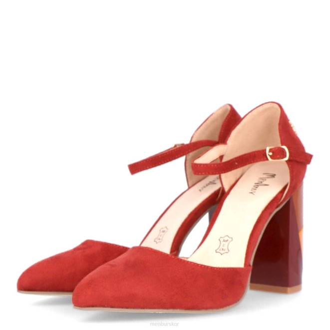 Menbur kvinnor orange solata mellan och låga klackar 608J2109