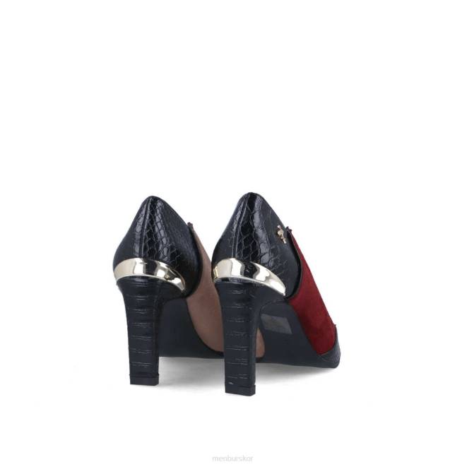 Menbur kvinnor röd corisia mellan och låga klackar 608J5881