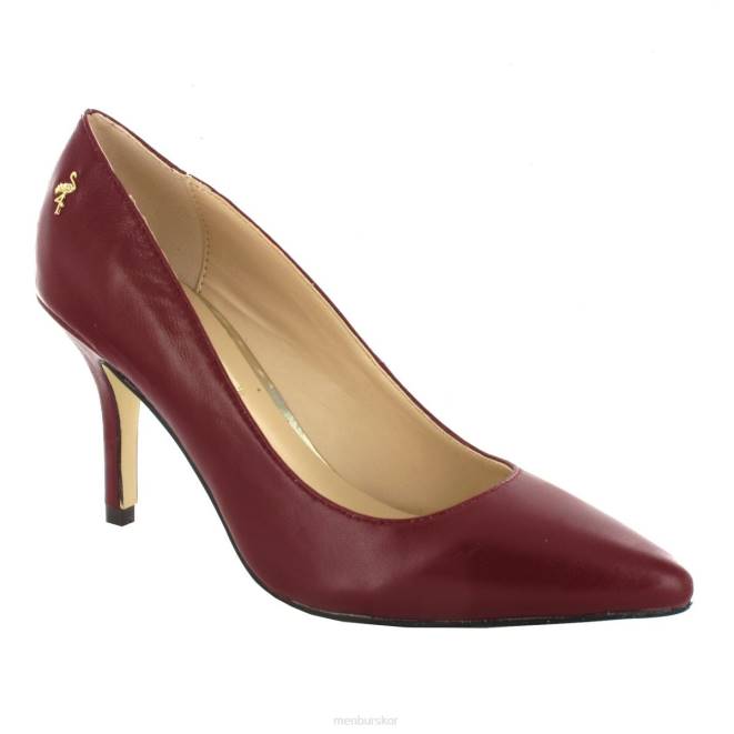 Menbur kvinnor röd infantas mellan och låga klackar 608J6025