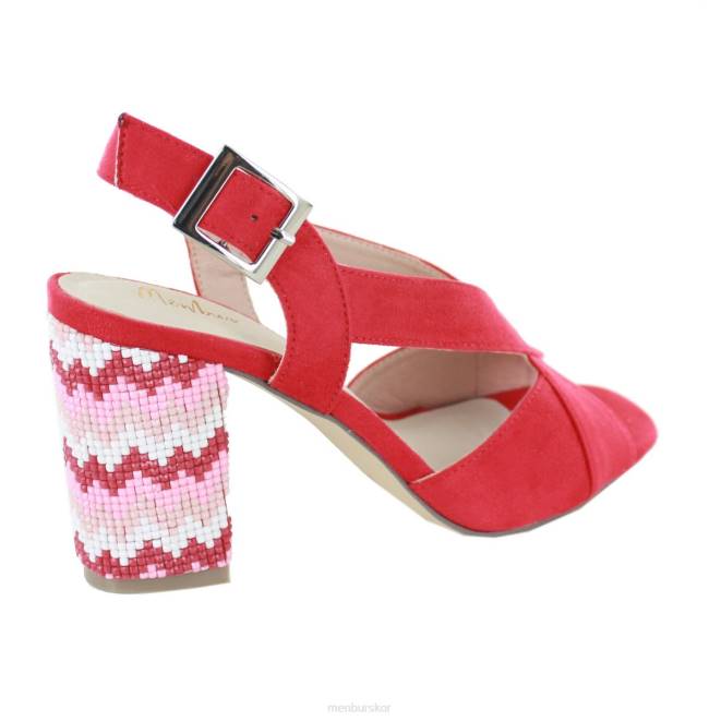 Menbur kvinnor röd udine mellan och låga klackar 608J2010