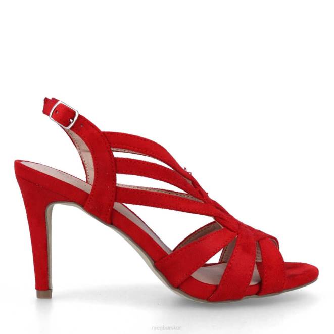 Menbur kvinnor röd vieyes mellan och låga klackar 608J2002
