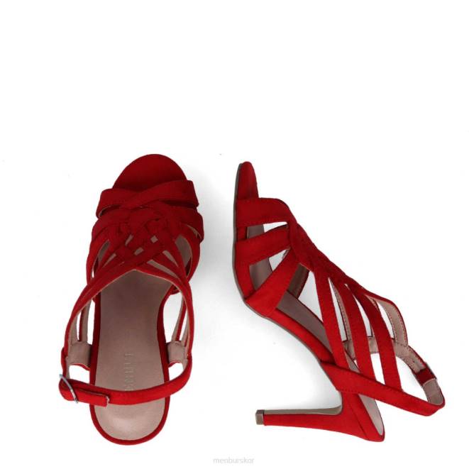 Menbur kvinnor röd vieyes mellan och låga klackar 608J2002