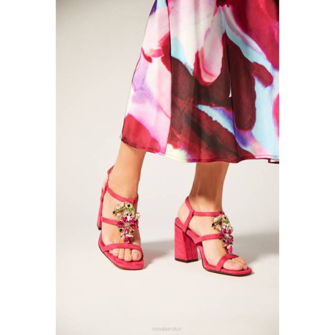 Menbur kvinnor rosa normae mellan och låga klackar 608J1615