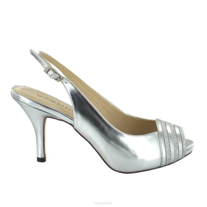Menbur kvinnor silver alqueria mellan och låga klackar 608J5979