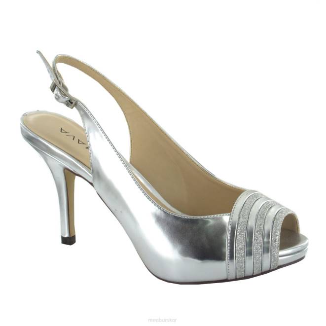 Menbur kvinnor silver alqueria mellan och låga klackar 608J5979