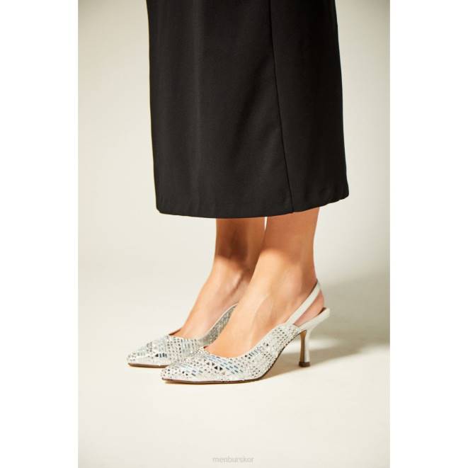 Menbur kvinnor silver altair mellan och låga klackar 608J5580