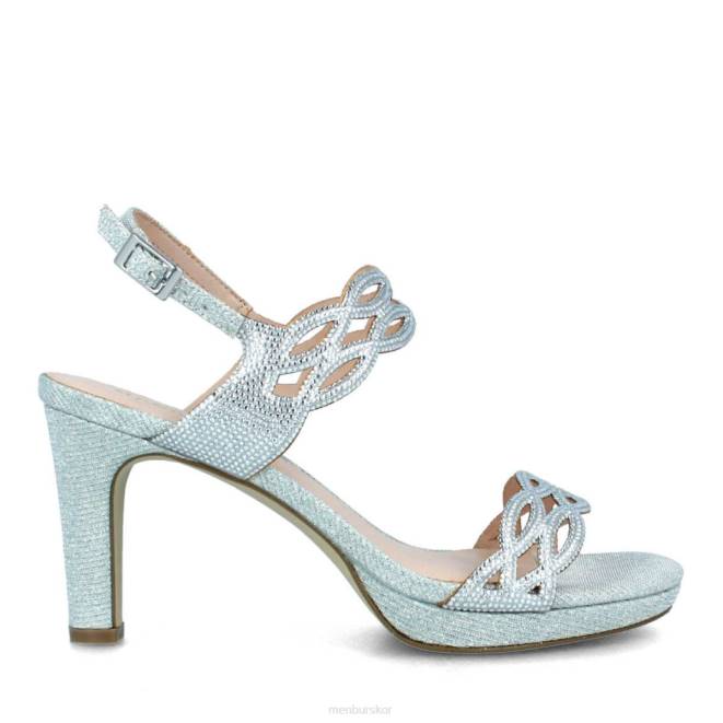 Menbur kvinnor silver altino mellan och låga klackar 608J5798