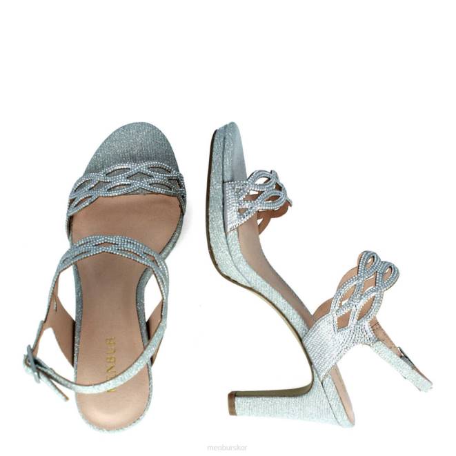 Menbur kvinnor silver altino mellan och låga klackar 608J5798