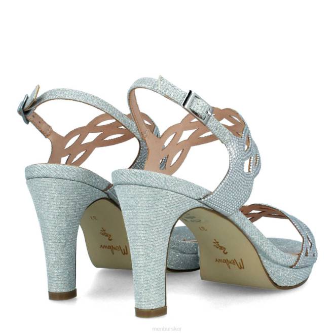 Menbur kvinnor silver altino mellan och låga klackar 608J5798