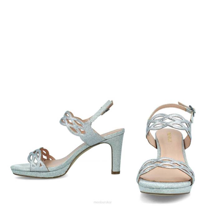 Menbur kvinnor silver altino mellan och låga klackar 608J5798