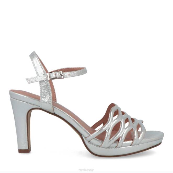Menbur kvinnor silver arzona mellan och låga klackar 608J5831