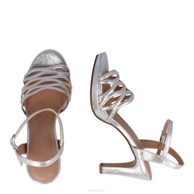 Menbur kvinnor silver arzona mellan och låga klackar 608J5831